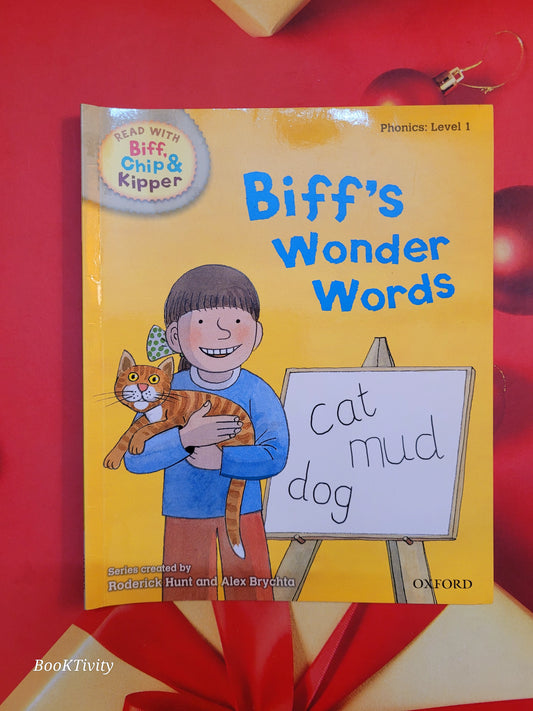 Biff's Wonder Words  by Oxford Reading Tree Preloved Paperback Excellent Condition. Best phonics book for the initial readers.