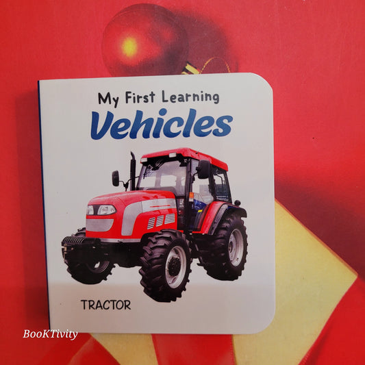 My first learning vehicles New boardbook