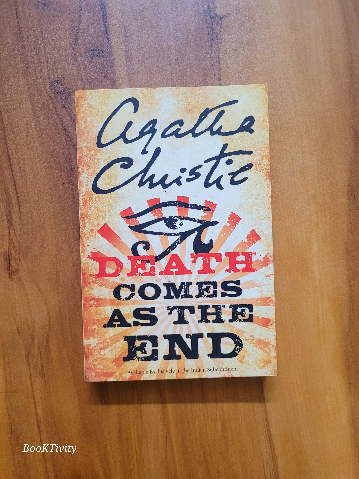 Death comes as the end by Agatha Christie paperback