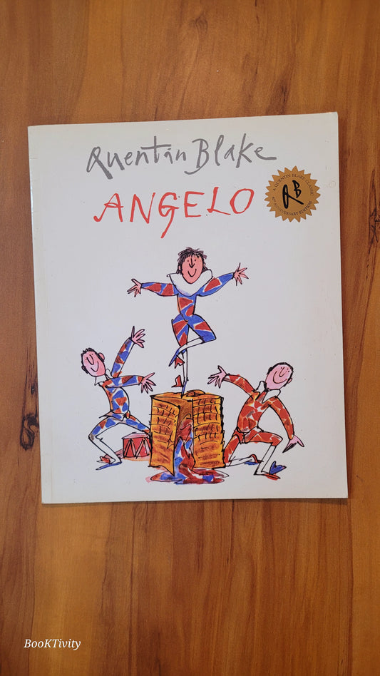 Angelo by Quentin Blake beautifully colour illustration of a story excellent condition