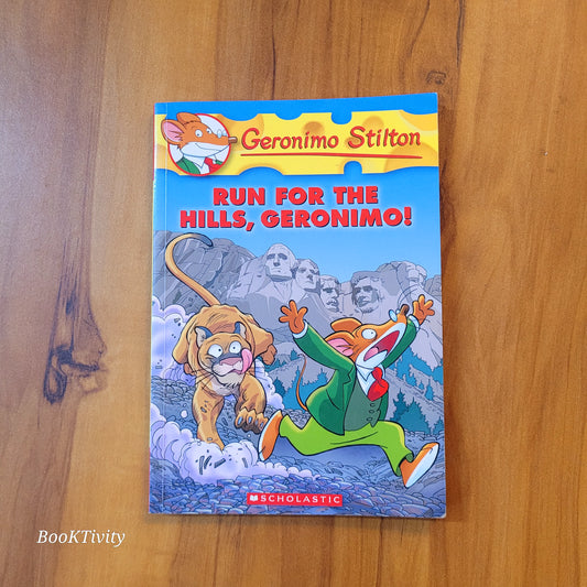 Run for the hilss, Geronimo. Geronimo Stilton book no 47 Paperback excellent condition