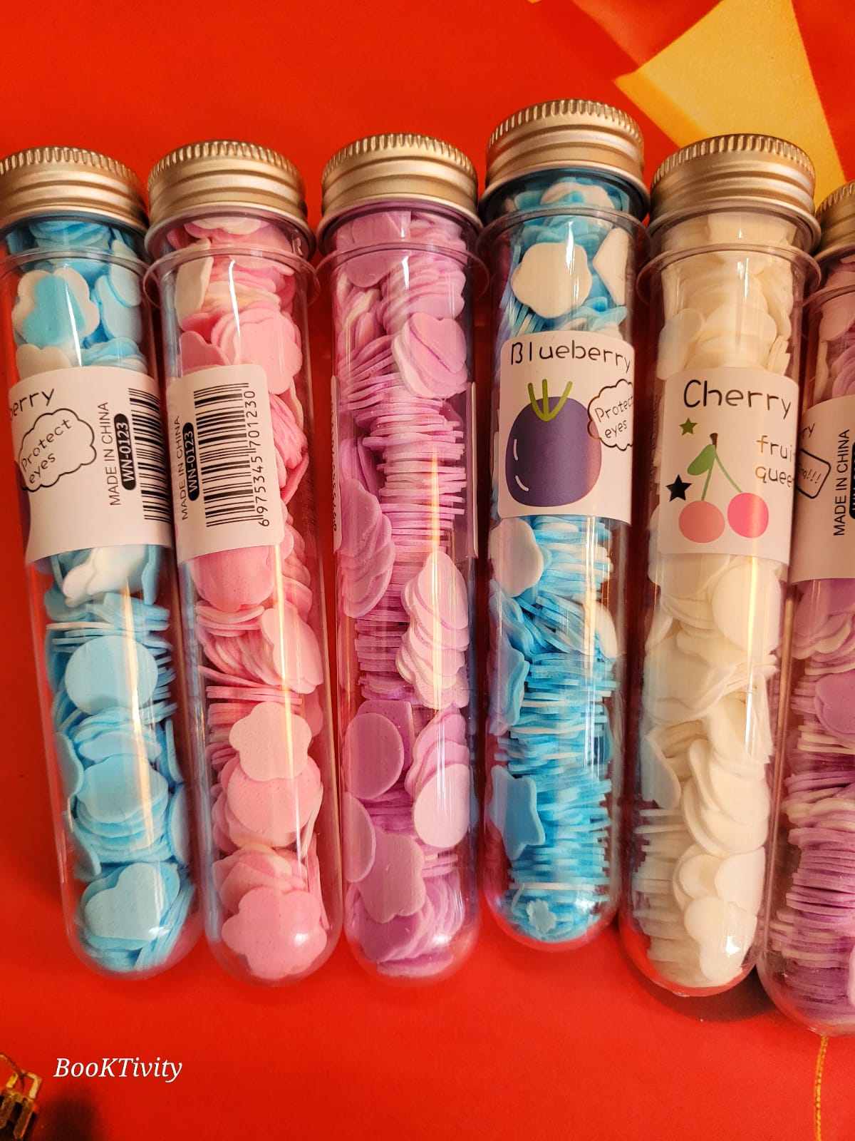 Disposable Mini Paper Soap in Flavour Design Tube Shape Bottle for Travel Personal Hand Washing Disposable Confetti Cleaning Pack of 1