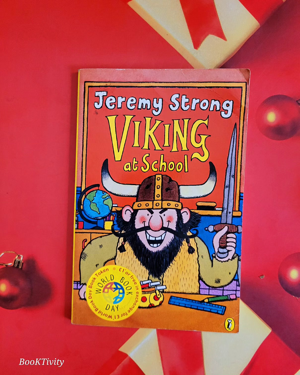 VIKING At School by Jeremy Strong Preloved Paperback Excellent Condition.