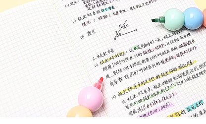 3in1 cute colourful Kawaii Dinosaur highlighter Marker Pens For Books Marking, Office, School With Cute Attractive Shapes Multi Color