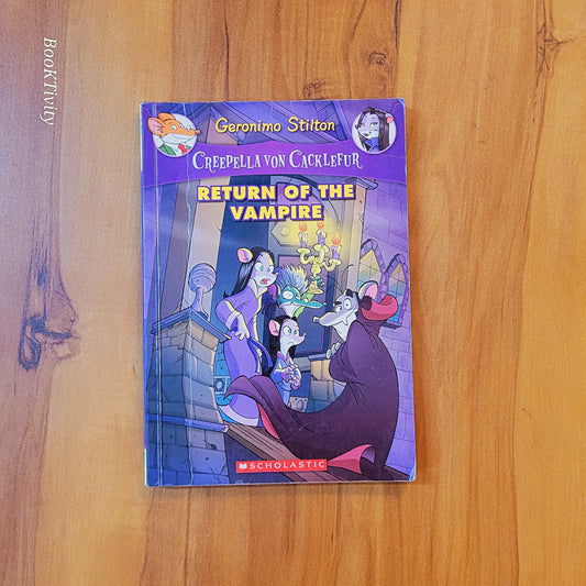 Return of the vampire creepella von cacklefur Geronimo Stilton excellent condition book no 4