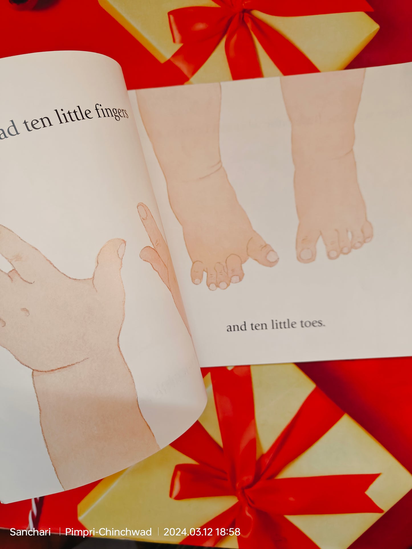 Then little fingers and ten little toes. By Helen Oxenbury