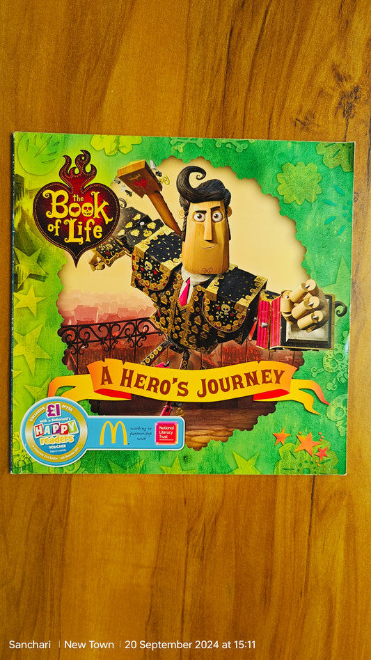 A Hero's journey the book of life colourful picture illustrated Book Paperback excellent condition