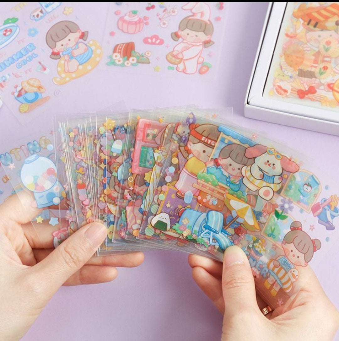 Kawaii stickers waterproof