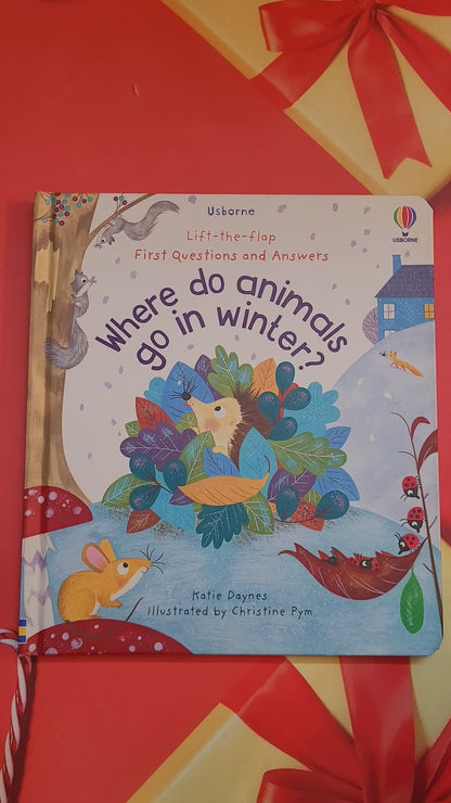 Lift-the-Flap First Questions and Answers Where Do Animals Go in Winter? Usborne.