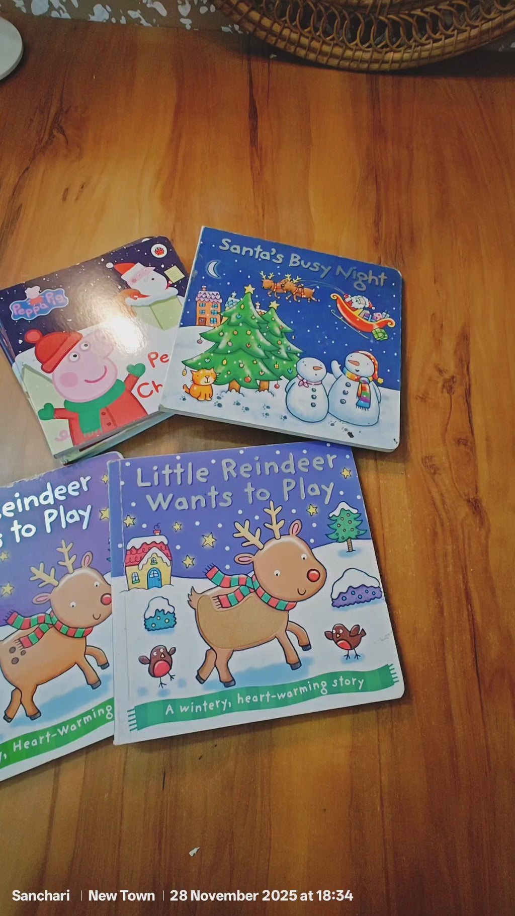 Christmas boardbooks excellent condition