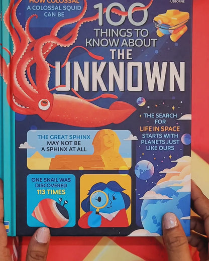 100 Things To Know About The Unknown: A Fact Book for Kids Usborne