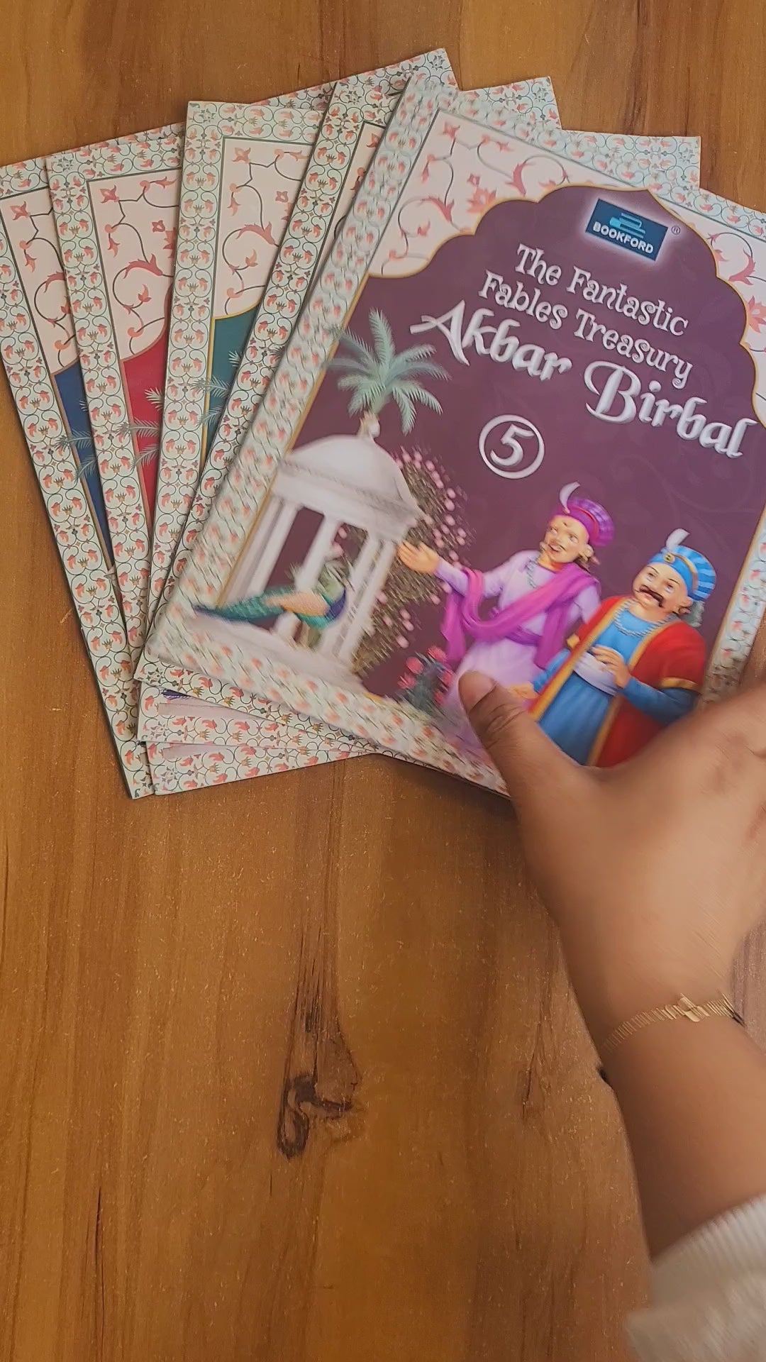 Akbar Birbal Multiple stories in one book big print colour illustrated Story Book.