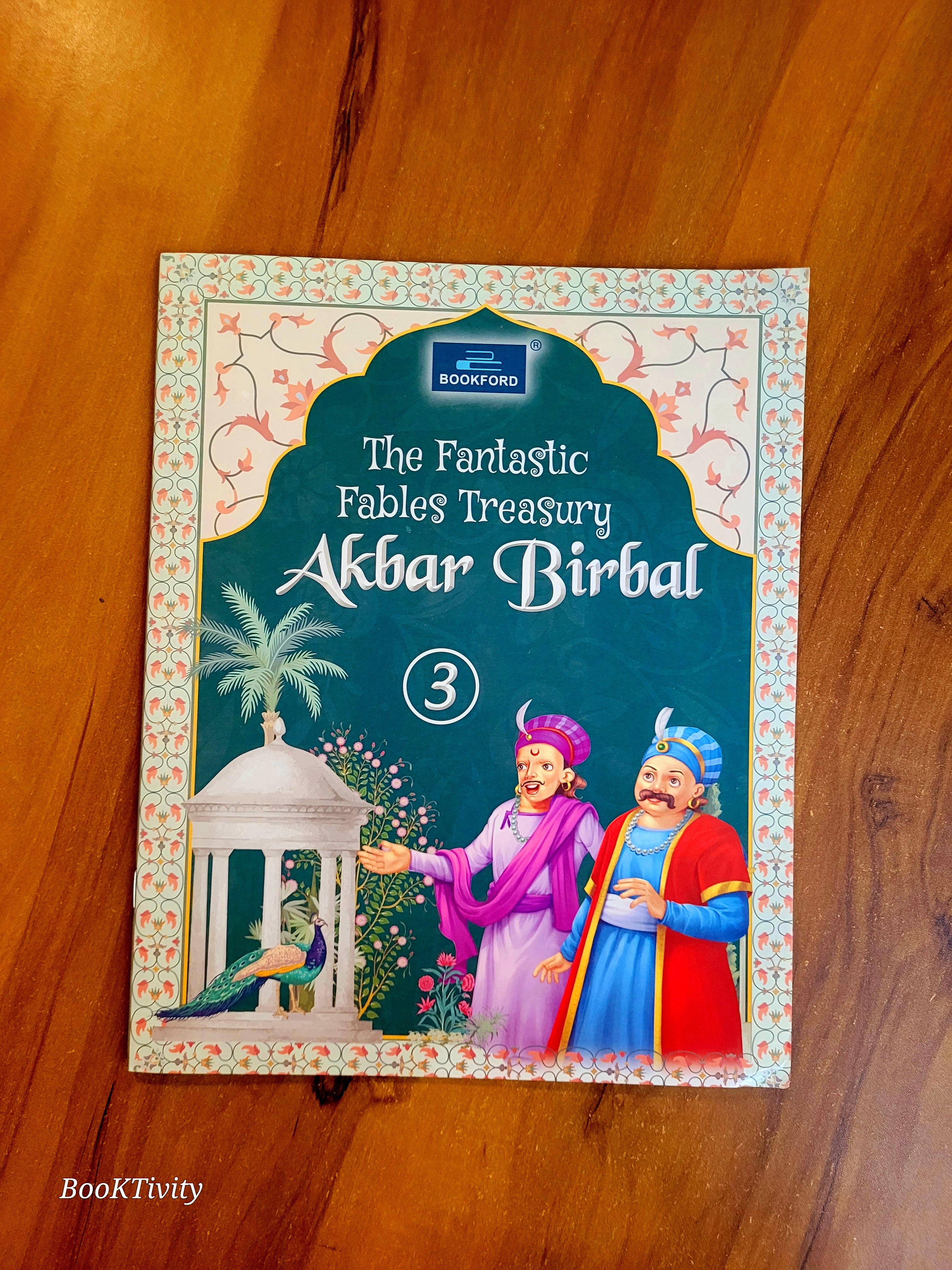 Akbar Birbal stories big prints colourful.