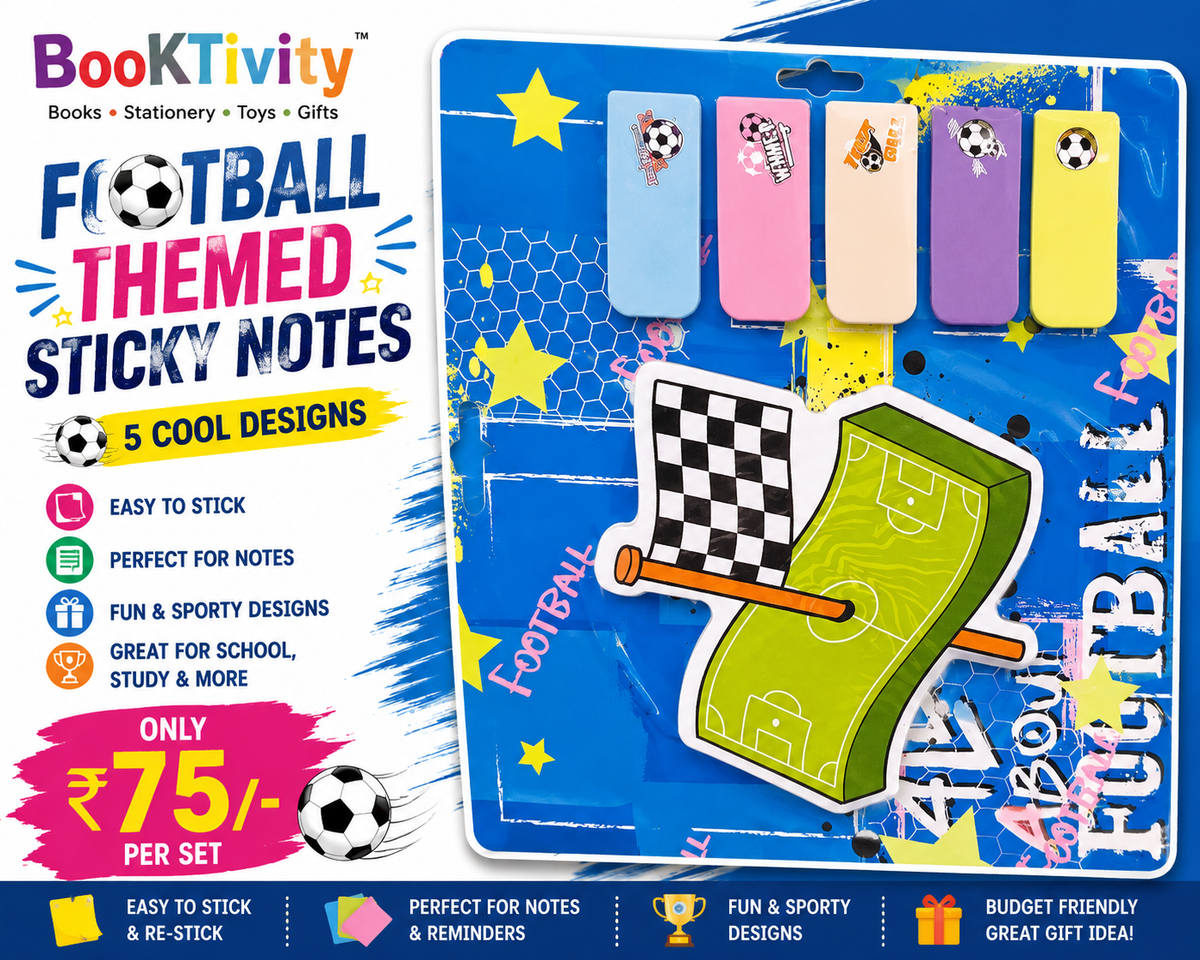 Football themed sticky notes best to gift for boys