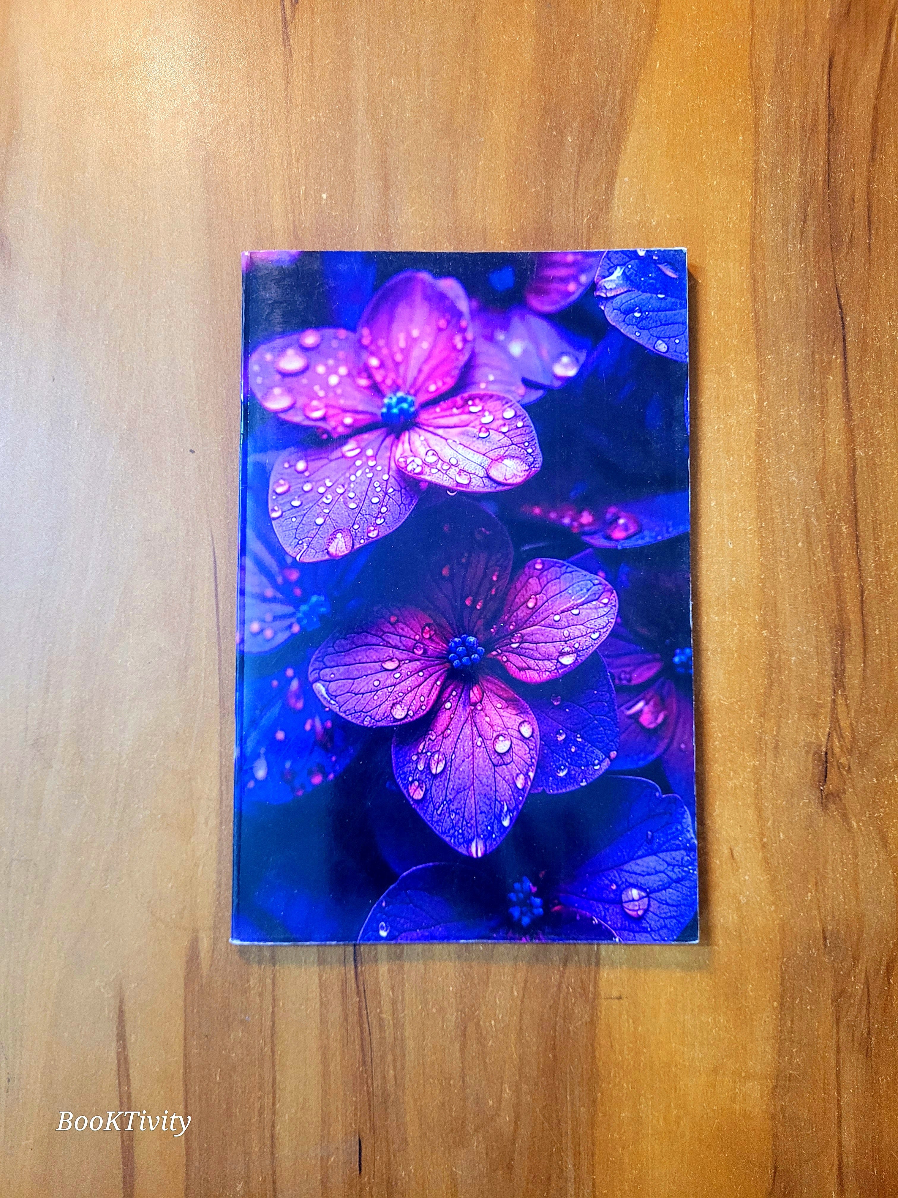 Fancy Notebook. White pages A5 size. 80 pages.