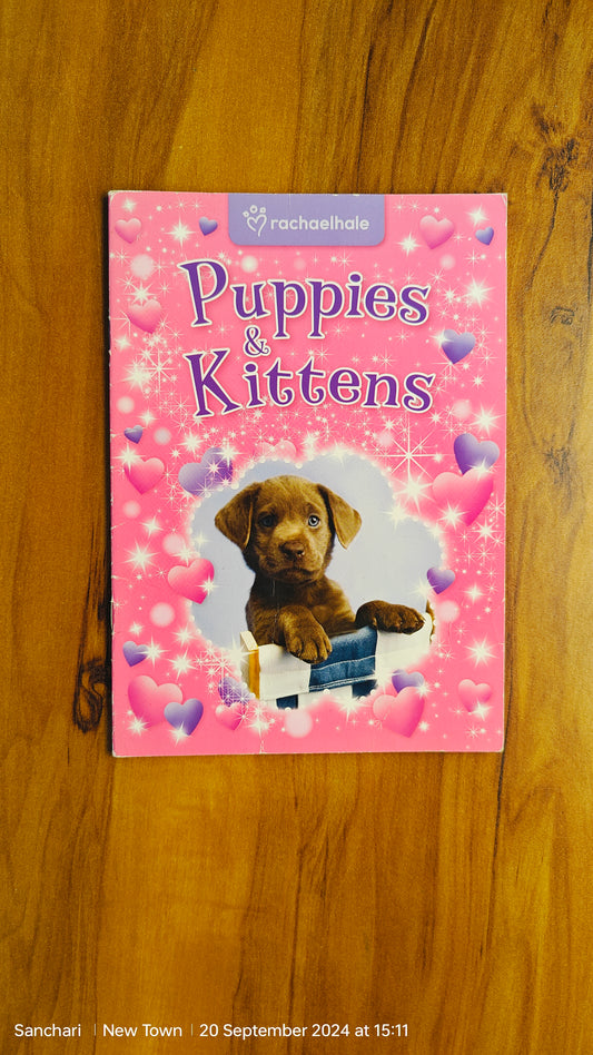 Puppies and kittens colourful picture illustrated Book Paperback excellent condition