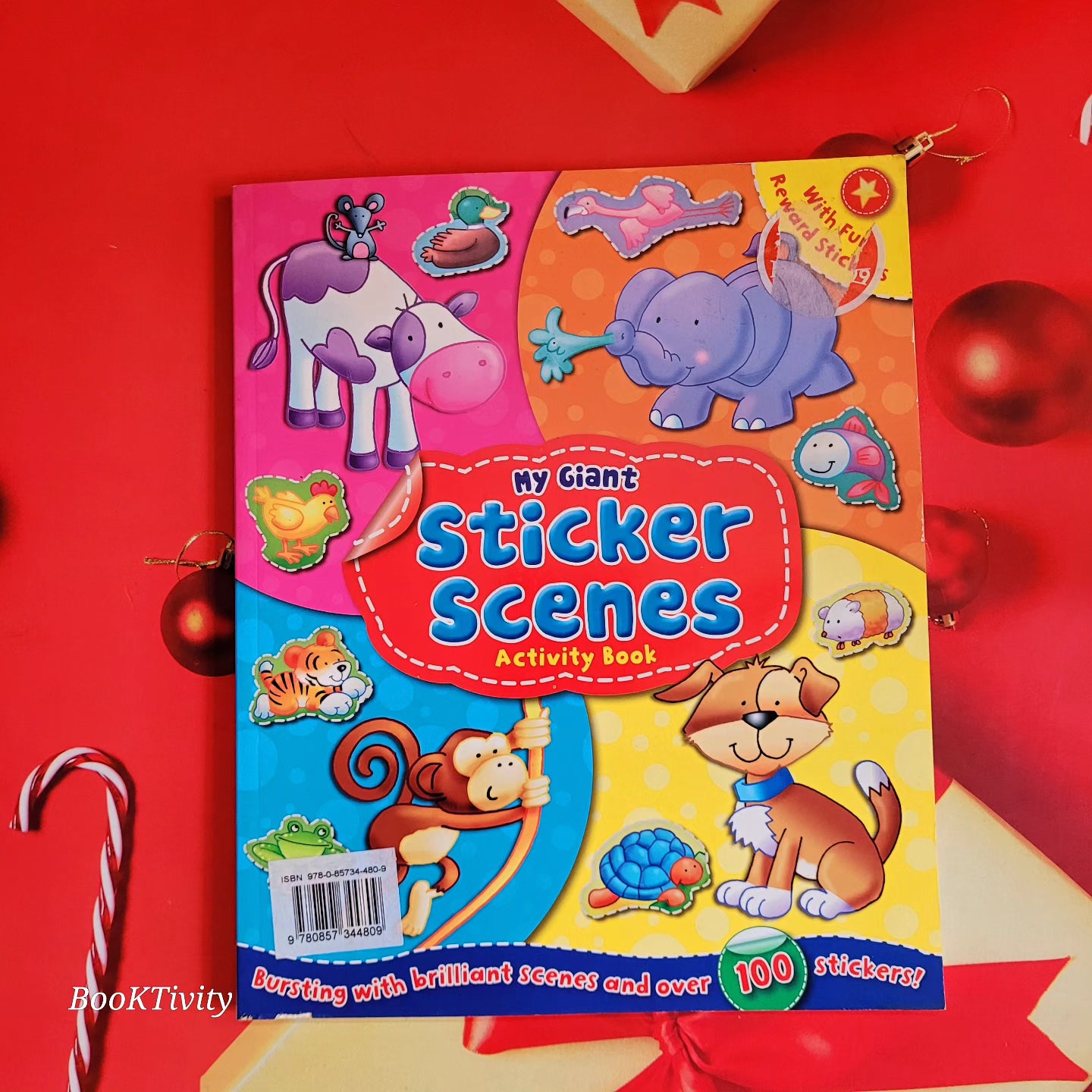 My Giant sticker scenes activity book Preloved Paperback Excellent Condition