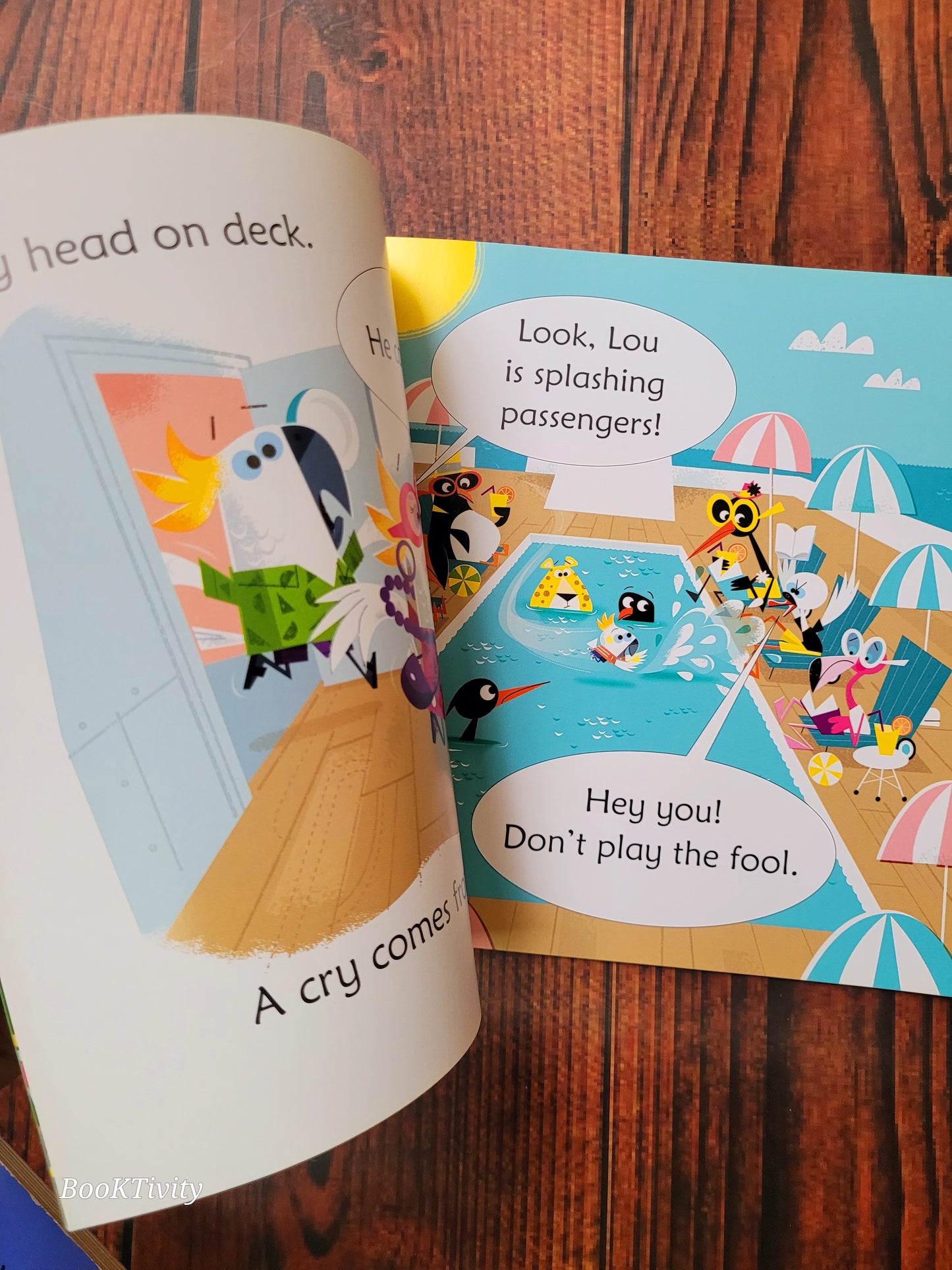 Cockatoos on a cruise by Usborne phonics readers