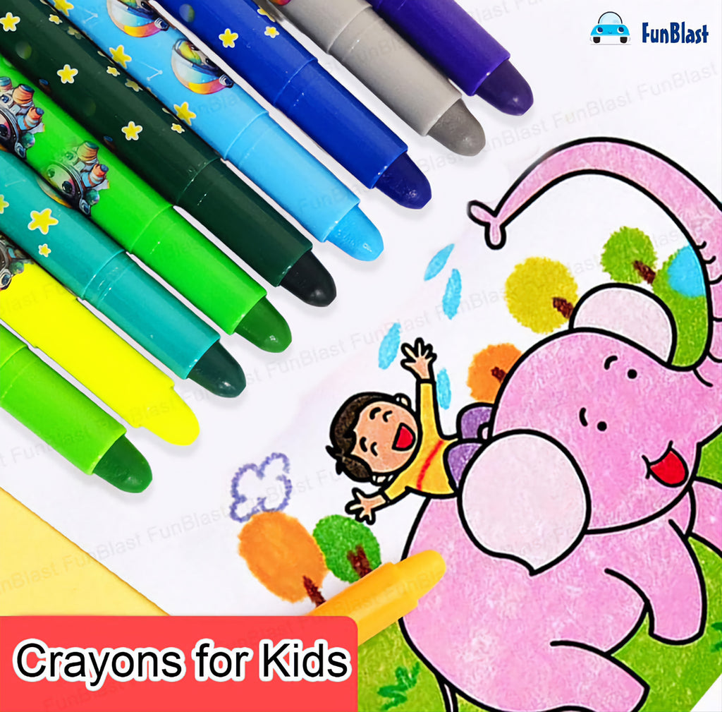 Silky twisted Crayon 24 shade box