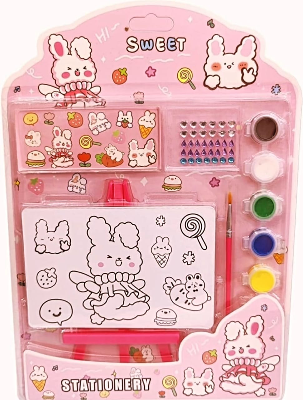 Kids drawing set. Best for gifting return gift party gift diy set. 1pc.