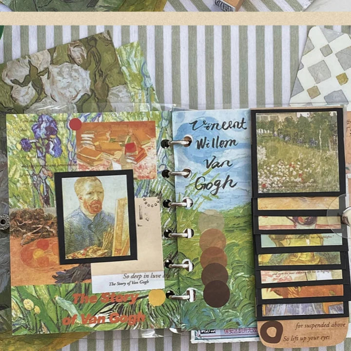 Premium journal scrapbook gift set