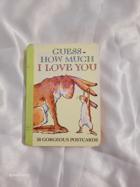 Guess how much I love you  preloved boardbook with postcards excellent condition