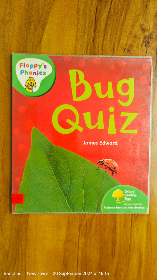 Bug Quiz Colourful picture illustrated Story Book Paperback excellent condition