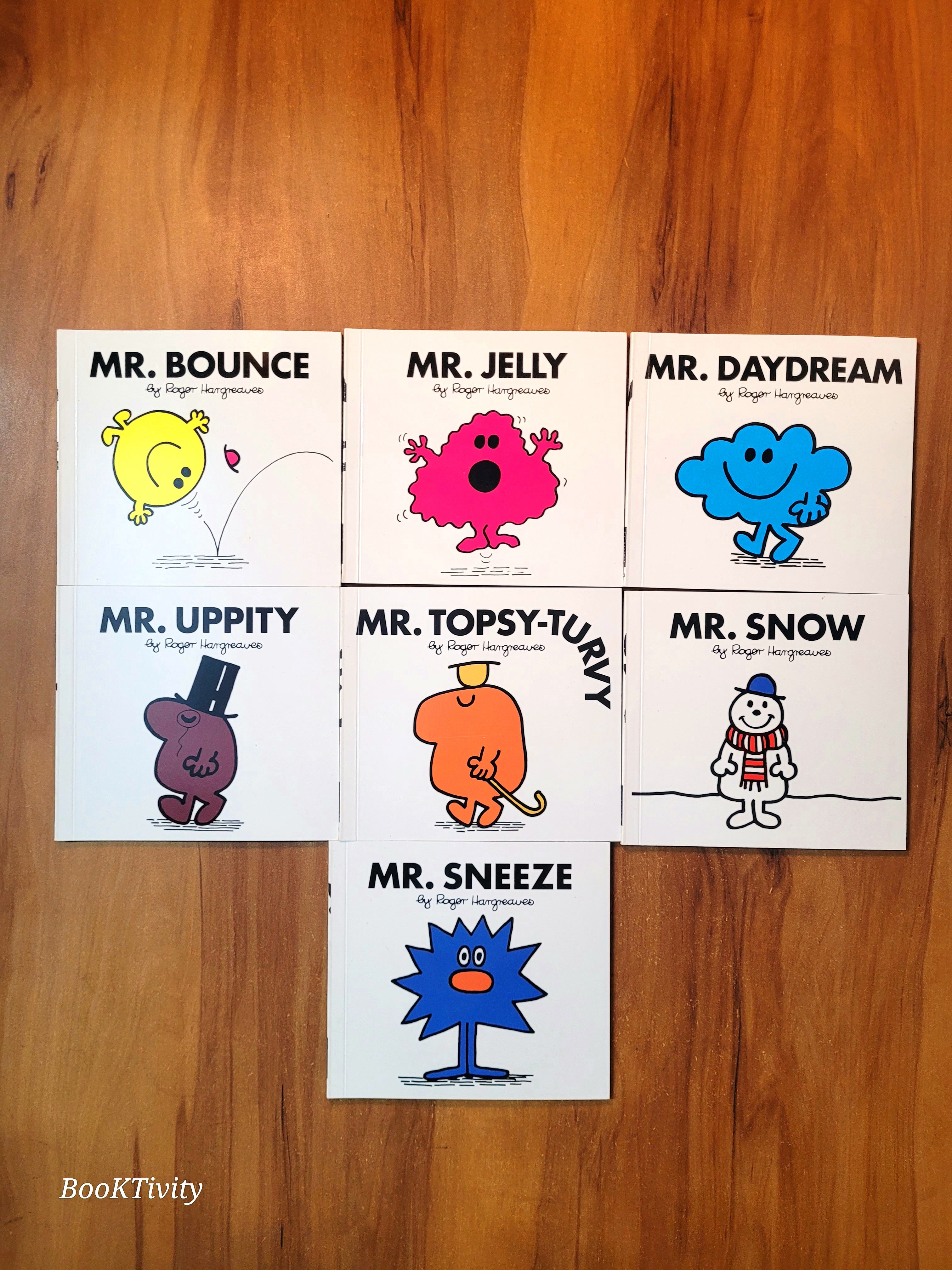 Mr Men series set of 7 new paperback
