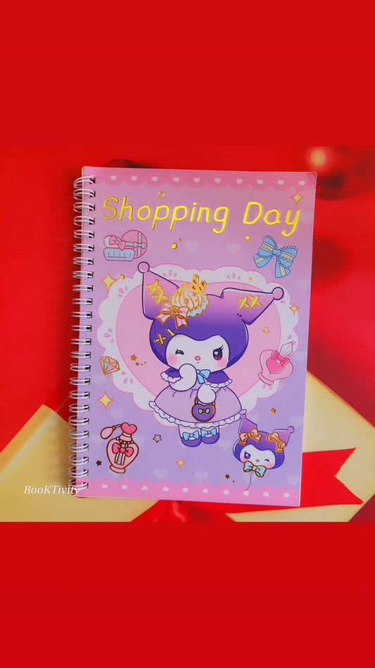 Sanrio themed notebook ruled. Size A5 145*210 mm 40 pages.