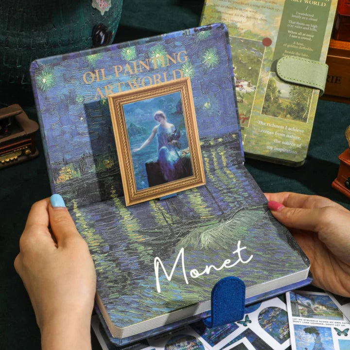 Winter lilies at midnight a beautiful journal scrapbook gift set premium ban gogh.