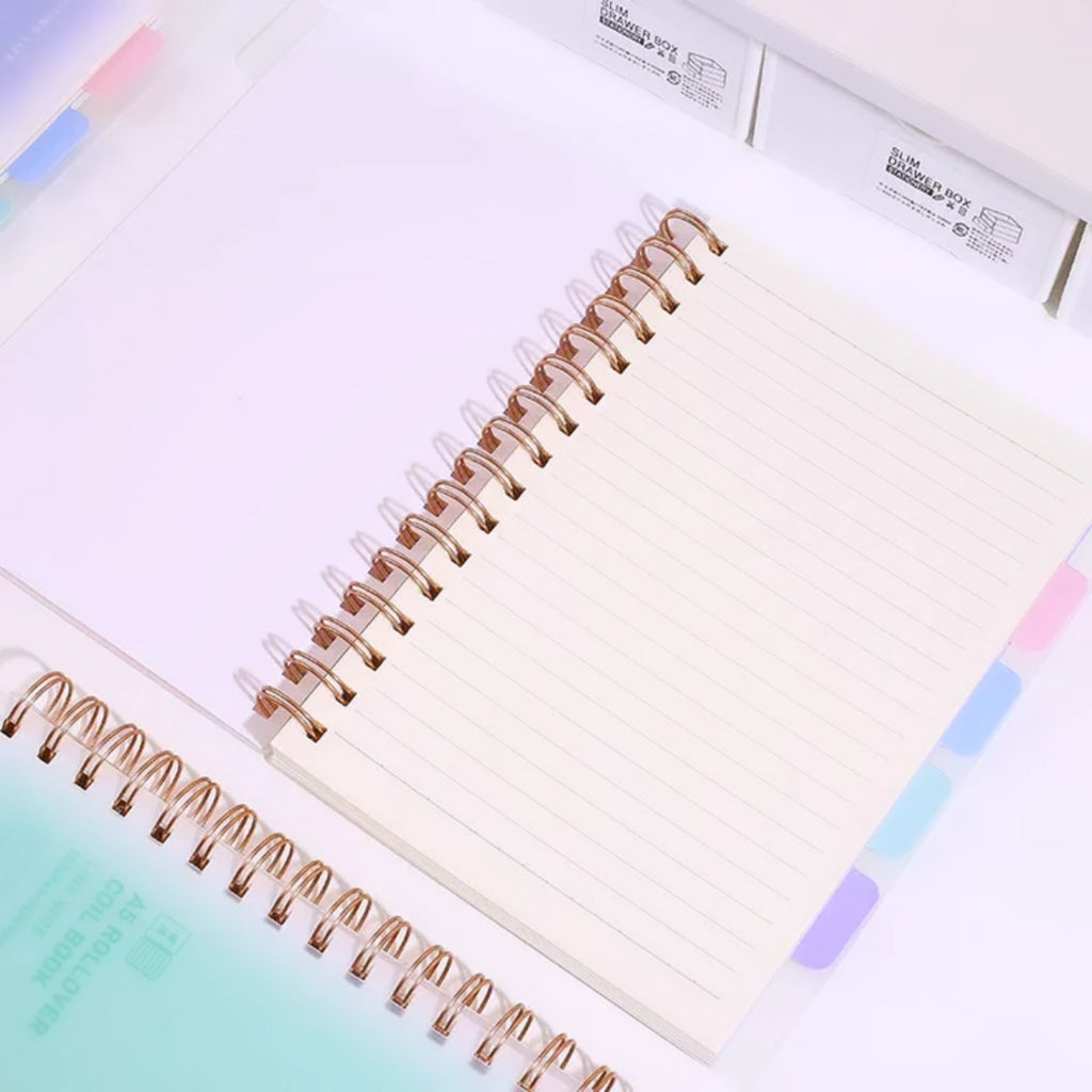 Morandi spiral Fancy notebook high quality random colour 1pc