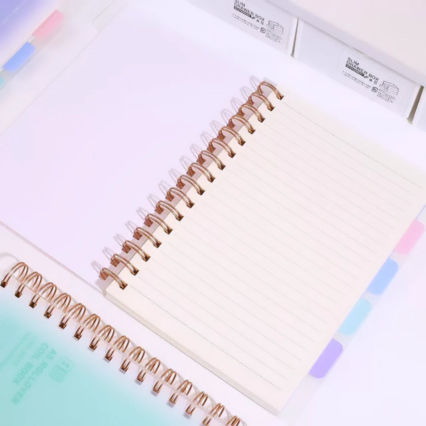 Morandi spiral Fancy notebook high quality random colour 1pc