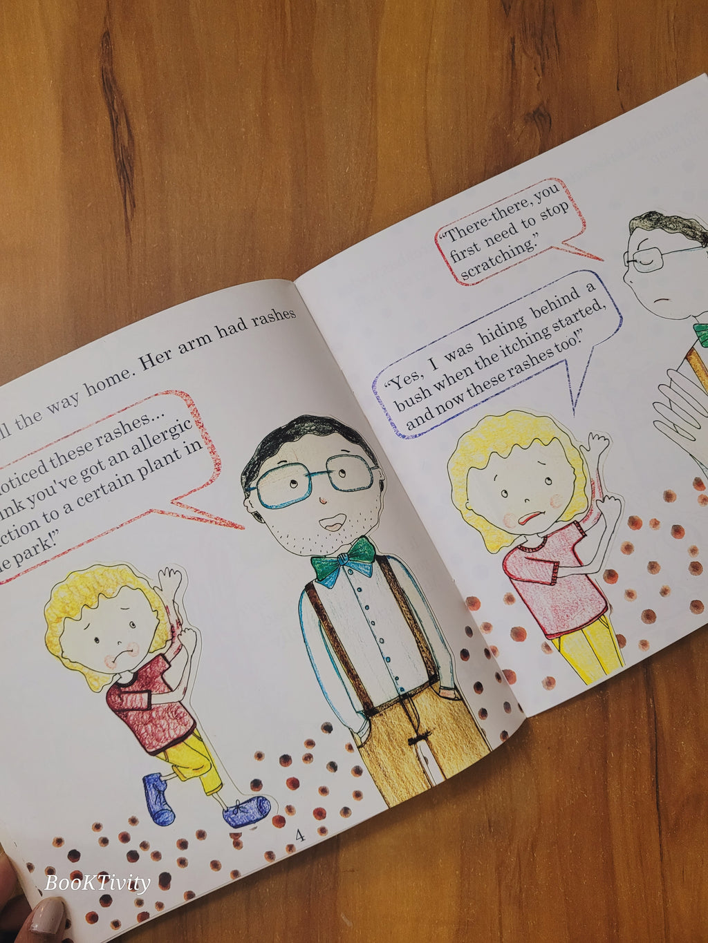 Itchy body. Healthy kids. paperback coloured illustrated Story Book