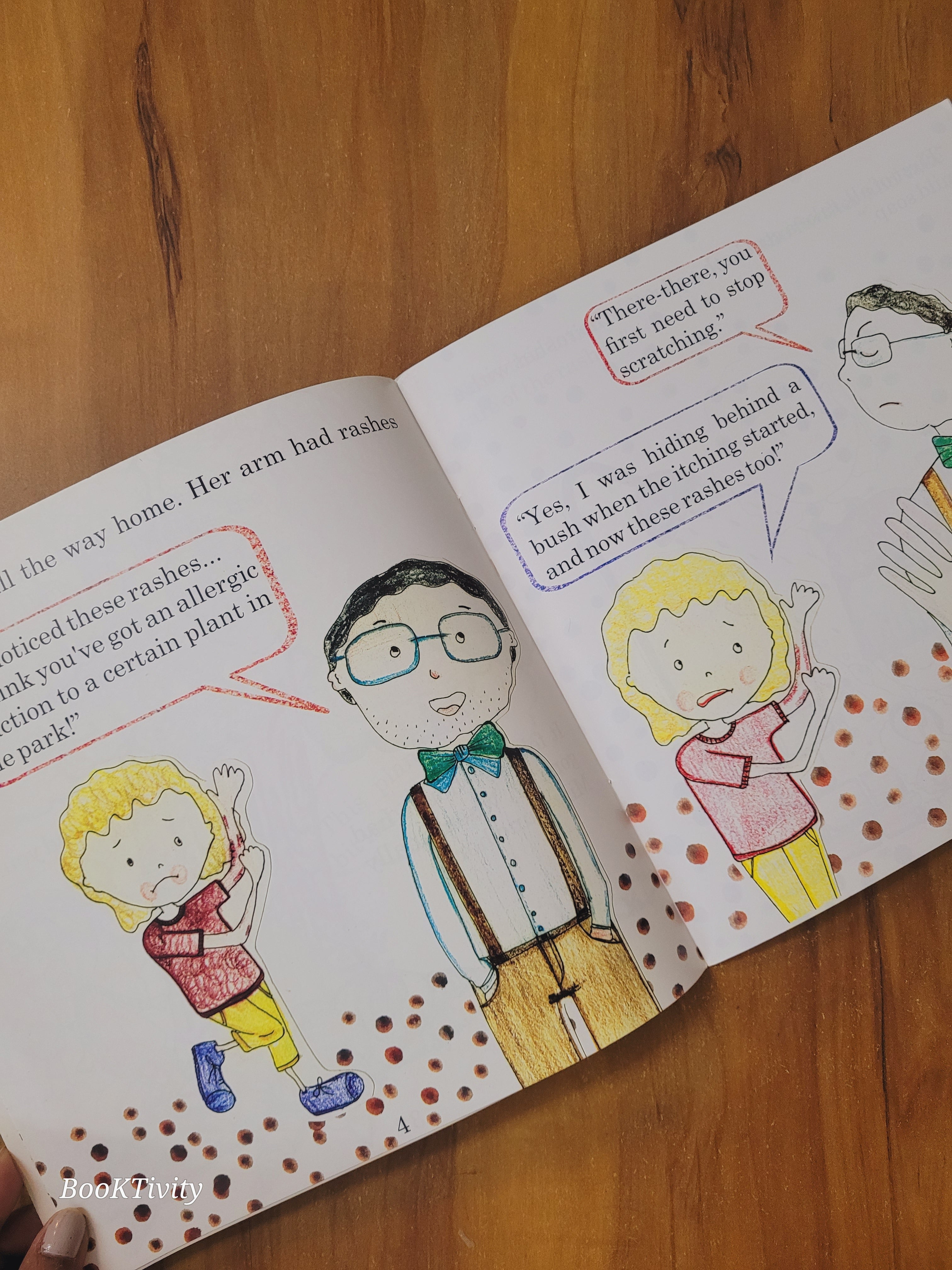 Itchy body. Healthy kids. paperback coloured illustrated Story Book