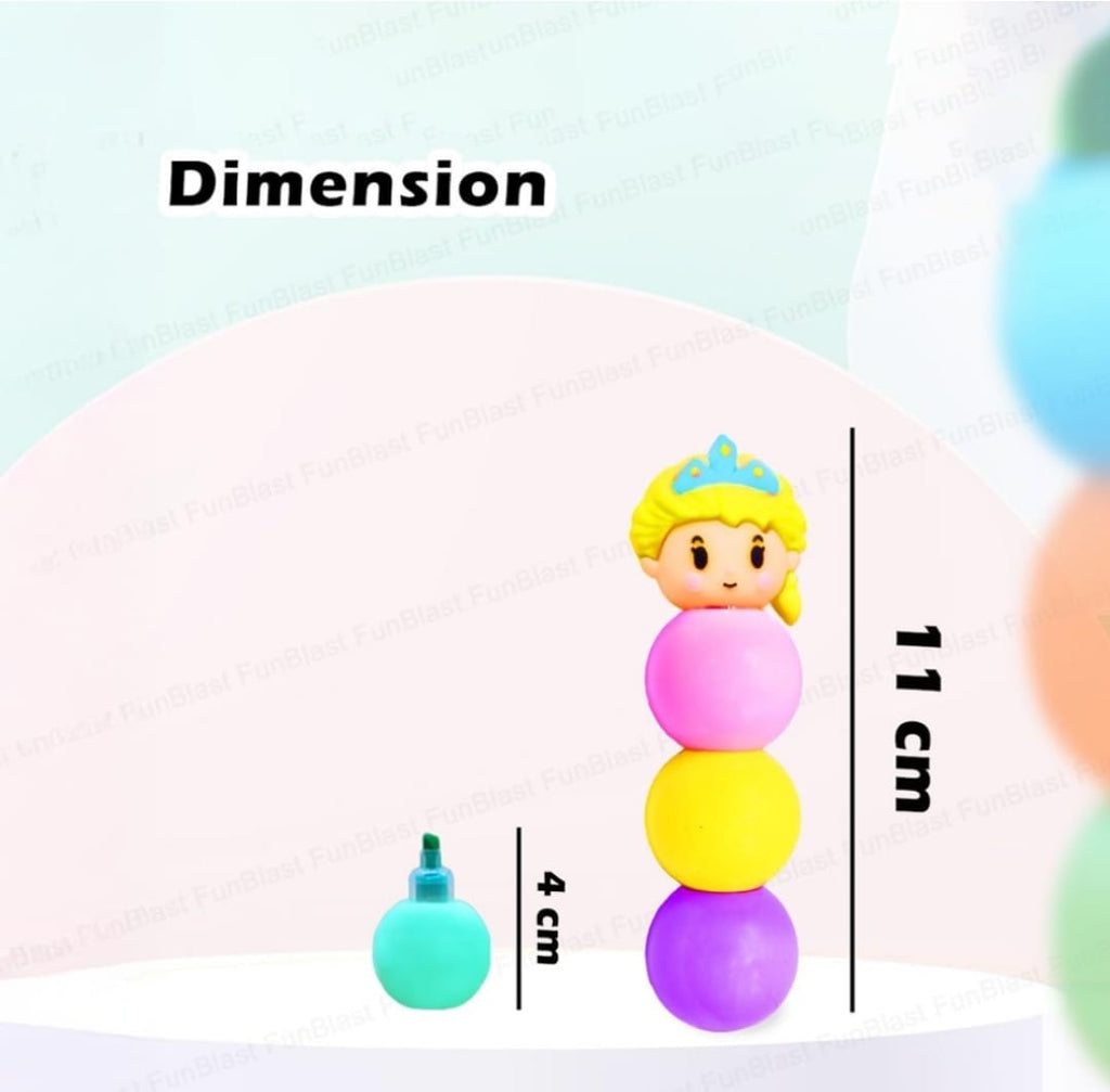 Doll highlighters Pack of 3pc