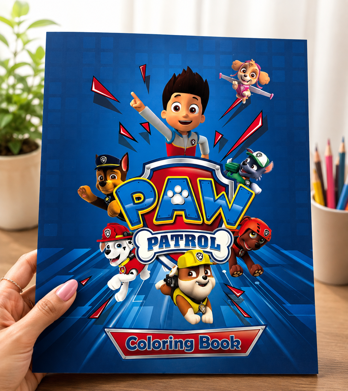 Paw Patrol Colouring book for all ages