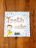 Tooth ache. Healthy kids. paperback coloured illustrated Story Book