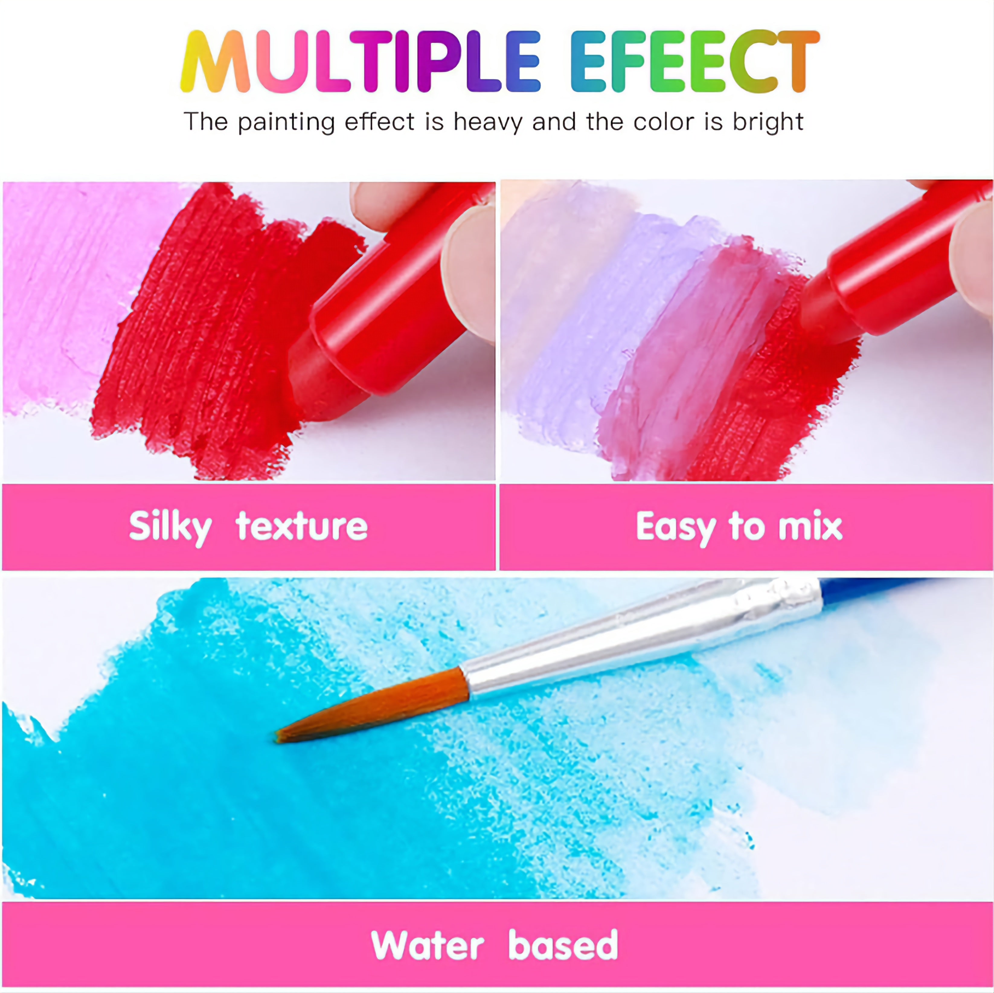 Silky twisted Crayon 24 shade box