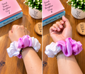 Dual colour Satin Scrunchie big size one piece