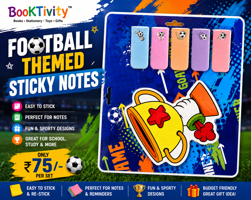 Football themed sticky notes best to gift for boys