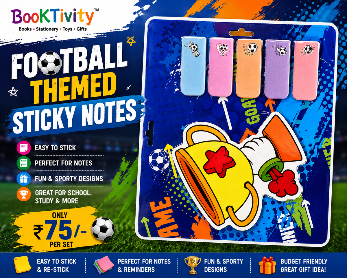 Football themed sticky notes best to gift for boys