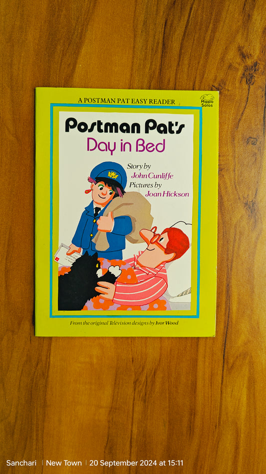 Postman Pat's Day in Bed colourful picture illustrated Book excellent condition