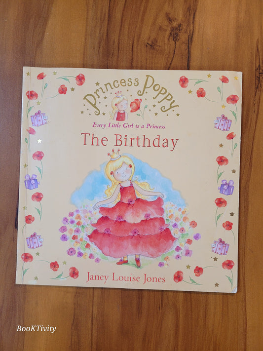 Princess Poppy every little girl is a princess The Birthday preloved paperback big size story book coloured illustrated excellent condition