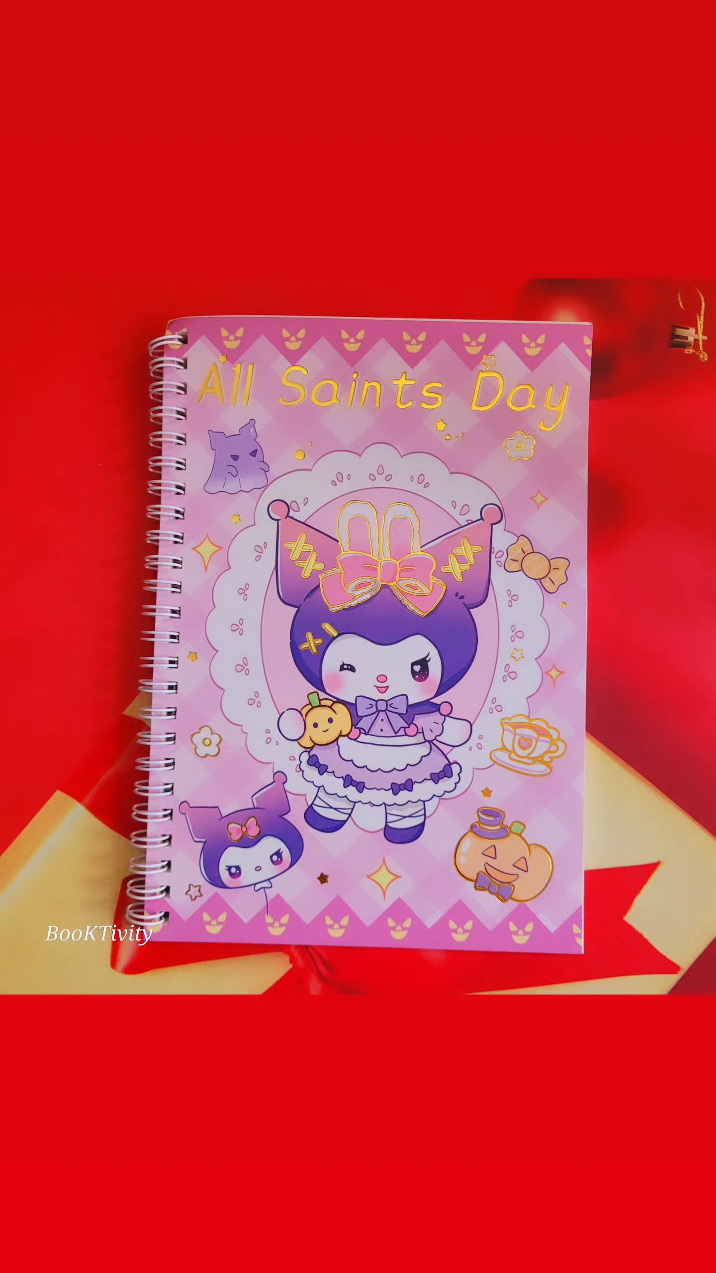 Sanrio themed notebook ruled. Size A5 145*210 mm 40 pages.