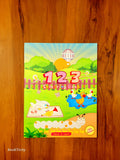 123 colouring activity book