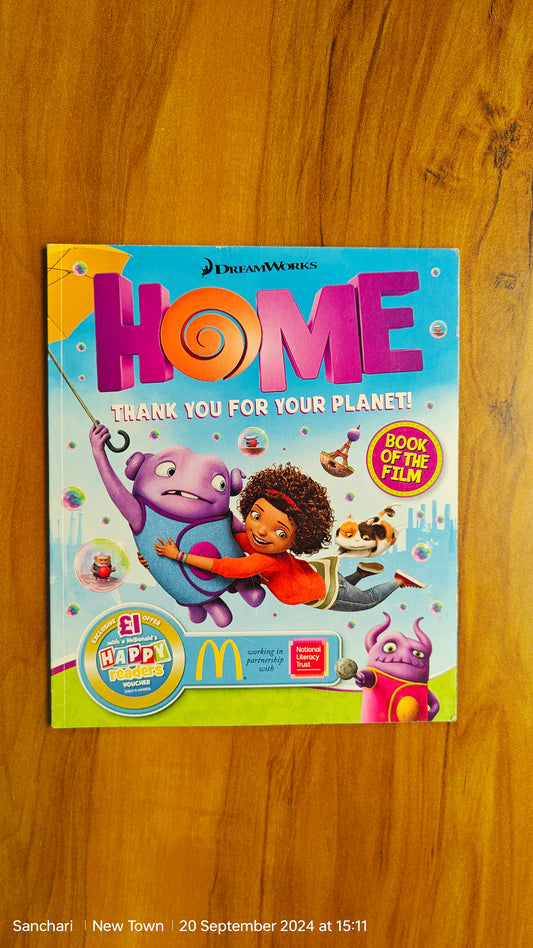 Home thank you for your planet book of the film colourful picture illustrated Book excellent condition