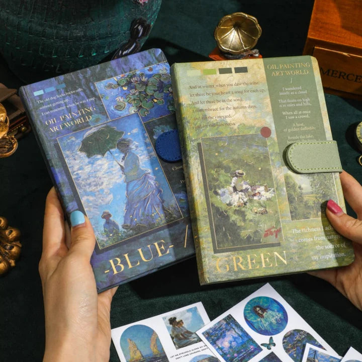 Winter lilies at midnight a beautiful journal scrapbook gift set premium ban gogh.