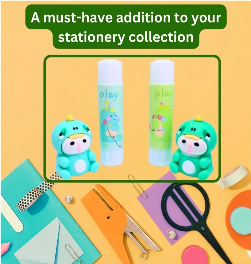 Kawaii cute Glue stick set of 2 different style.