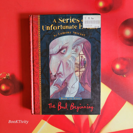 A series of unfortunate events book no 1 hardcover the bad beginning.