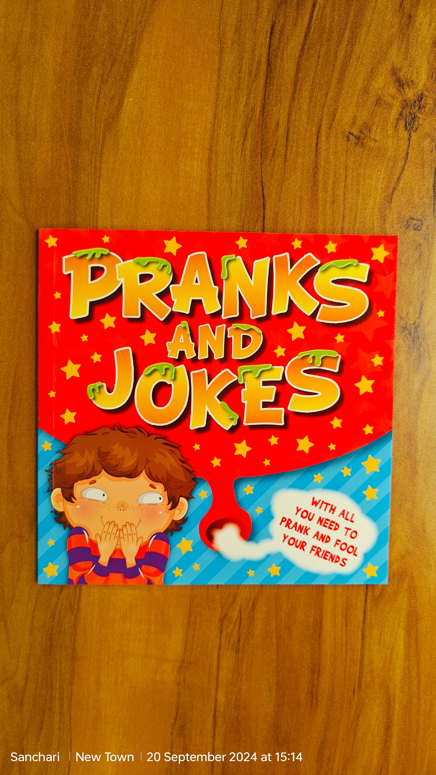 Pranks and Jokes Colourful picture illustrated Book Paperback excellent condition